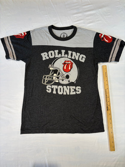 Vintage Rolling Stones football jersey-style graphic T-shirt
