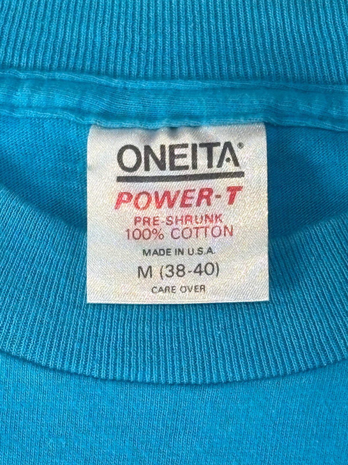 vintage Oneita Power-T with “El Paso Texas” lettering and wolf graphic