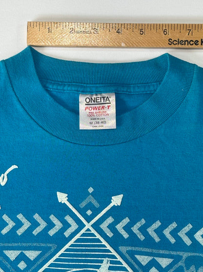 vintage Oneita Power-T with “El Paso Texas” lettering and wolf graphic