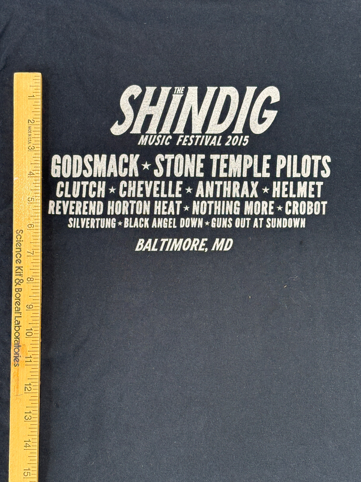 2015 The Shindig Music Festival T-shirt